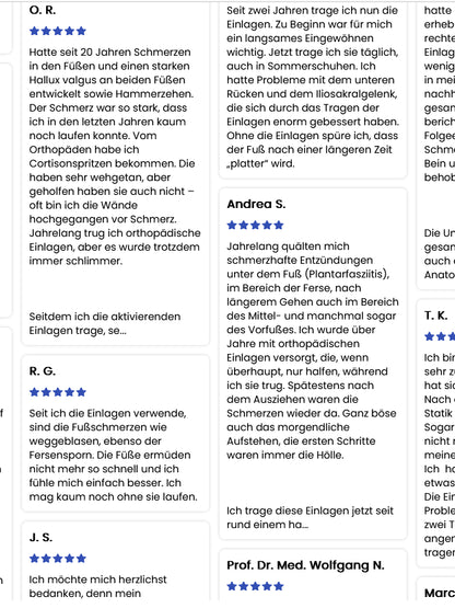 4 Wochen Schmerzfrei Training mit Aktiv-Einlagen